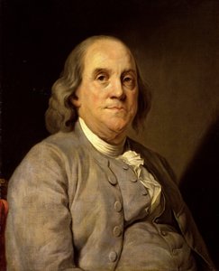 Portret Benjamina Franklina autorstwa Unbekannt