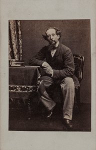 Portret Karola Dickensa 1812-1870, lata 60. XIX wieku. autorstwa Unbekannt