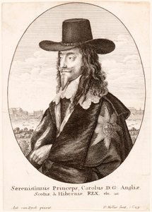 Portret Karola I, wyd. 1649. autorstwa Unbekannt