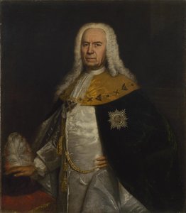 Portret hrabiego Andrieja Iwanowicza Uszakowa 1708-1739, połowa XVIII wieku autorstwa Unbekannt