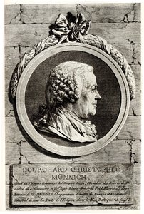 Portret hrabiego Burkharda Christopha von Munnicha 1683-1767 autorstwa Unbekannt