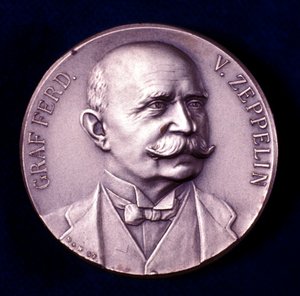 Portret hrabiego Ferdynanda von Zeppelin autorstwa Unbekannt