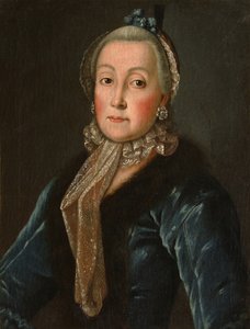 Portret hrabiny Anny Daniłownej Trubeckiej 1710-1780, z domu Drutskaya-Sokolinskaya, II poł.