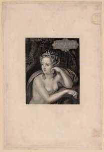 Portret Diany de Poitiers 1499-1566, połowa XVI wieku. autorstwa Unbekannt
