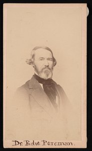 Portret dr Edwarda R. Foremana 1808-1885, przed 1876 r. autorstwa Unbekannt
