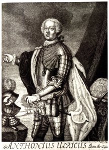 Portret księcia Antoniego Ulryka z Brunszwiku 1714-1774 autorstwa Unbekannt