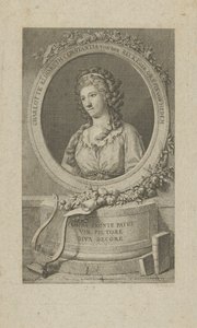 Portret Elisy von der Recke 1754-1833, 1792. autorstwa Unbekannt