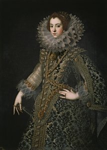 Portret Elżbiety Francuskiej 1602-1644, królowej Hiszpanii, ok. 1930 r. 1620 autorstwa Unbekannt