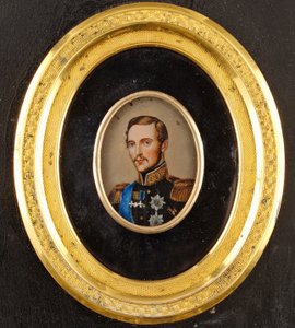 Portret cesarza Aleksandra II 1818-1881, lata 40. XIX wieku autorstwa Unbekannt