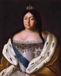 Portret cesarzowej Anny Ioannovny 1693-1740, XVIII wiek autorstwa Unbekannt