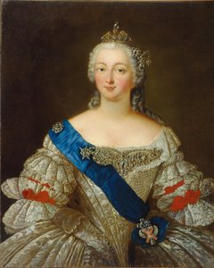 Portret cesarzowej Elżbiety Pietrownej 1709-1762, lata czterdzieste