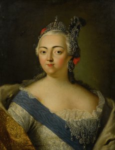 Portret cesarzowej Elżbiety Rosji 1709-1762. autorstwa Unbekannt