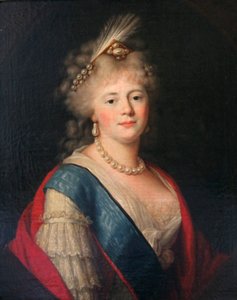 „Portret cesarzowej Marii Fiodorownej”, koniec XVIII wieku autorstwa Unbekannt