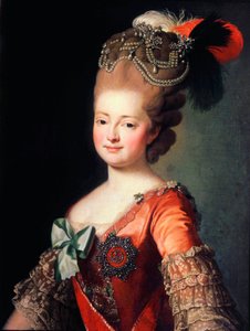 Portret cesarzowej Marii Fiodorownej, koniec XVIII lub początek XIX wieku autorstwa Unbekannt