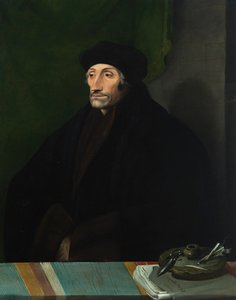 Portret Erazma z Rotterdamu 1467-1536, XVI wiek. autorstwa Unbekannt