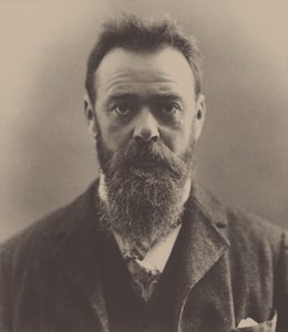 Portret Ferdynanda Hodlera 1853-1918. autorstwa Unbekannt