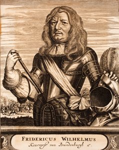 Portret Fryderyka Wilhelma 1620-1688, elektora brandenburskiego, księcia pruskiego, 1675. autorstwa Unbekannt