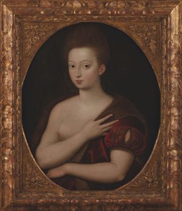Portret Gabrielle dEstrées 1573-1599, przed 1600 rokiem. autorstwa Unbekannt