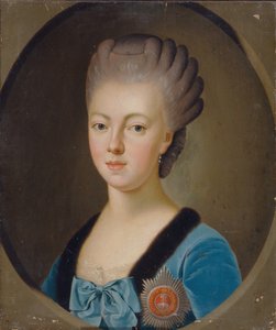 Portret wielkiej księżnej Natalii Aleksiejewny Rosji 1755-1776, księżnej Wilhelminy Louisy Hesji-Darmstadt, lata 70. XVIII wieku
