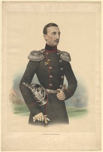 Portret wielkiego księcia Mikołaja Nikołajewicza Rosji 18311891, 1860 autorstwa Unbekannt