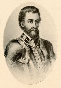 Portret Hernando De Soto, przedstawiający zbroję hiszpańską z XVI wieku, c1520-1540, 1937. autorstwa Unbekannt