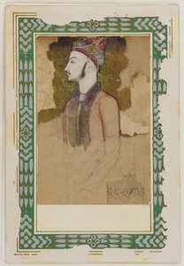 Portret Ibrahima Adila Szacha II z Bijapuru, zm. 1626, ok. 1930 r. 1640. autorstwa Unbekannt
