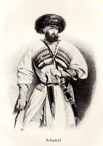 Portret Imama Szamila 1799-1871, XIX w. autorstwa Unbekannt
