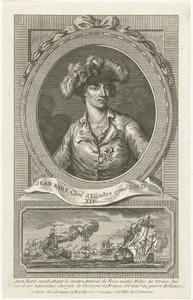 Portret Jeana Barta 1650-1702, 1694. autorstwa Unbekannt