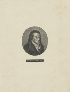 Portret Johanna Heinricha Pestalozziego 1746-1827 , c. 1830. autorstwa Unbekannt