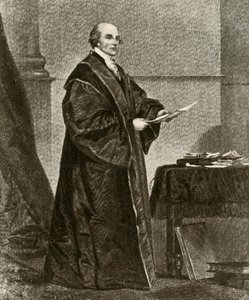 Portret Johna Jaya w jego szatach jako Pierwszego Naczelnego Sędziego Stanów Zjednoczonych, c1780, 1937. autorstwa Unbekannt
