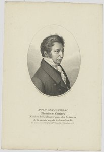 Portret Józefa Louisa Gay-Lussaca 1778-1850, c. 1824. autorstwa Unbekannt