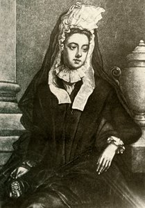 Portret lady Fenwick ukazujący żałobę wdów, 1695, 1937. autorstwa Unbekannt