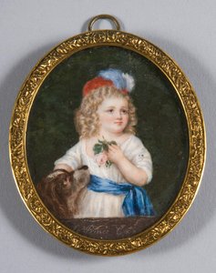 Portret Louisa-Charlesa, księcia królewskiego Francji 1785-1795, XIX w. autorstwa Unbekannt