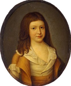 Portret Louisa-Charlesa, księcia królewskiego Francji 1785-1795, początek lat 90. XVIII wieku. autorstwa Unbekannt