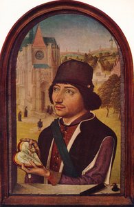 Portret Ludwika XI, c1456-58 autorstwa Unbekannt