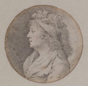 Portret Marii Louise z Sabaudii 1749-1792, księżnej Lamballe. autorstwa Unbekannt