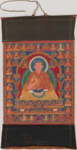 Portret Munchen Sangye Rinchen, ósmego opata klasztoru Ngor, koniec XVI wieku. autorstwa Unbekannt