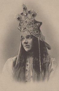 Portret Nadieżdy Iwanowny Zabela-Vrubel 1868-1913 z Marfą w operze Oblubienica cara, 1899 autorstwa Unbekannt