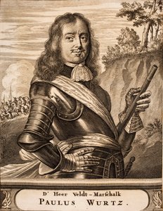 Portret Paula Würtza 1612-1676 Od: Scena wojny, 1675. autorstwa Unbekannt