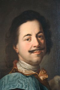 „Portret Piotra Wielkiego”, I poł. XIX w. autorstwa Unbekannt