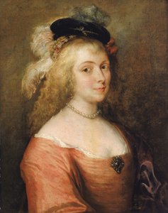 Portret żony Rubensa, XVII wiek. autorstwa Unbekannt