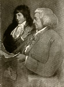 Portret Samuela Shoemakera w kabłąku i jego syna, 1789, 1937. autorstwa Unbekannt