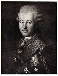 Portret Siemiona Zoricha 1745-1799, Faworyta Katarzyny Wielkiej, pocz. autorstwa Unbekannt