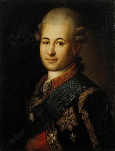 Portret Siemiona Zoricha 1745-1799, ulubieńca Katarzyny Wielkiej, koniec XVIII w. autorstwa Unbekannt