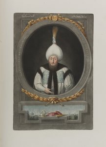Portret sułtana Mustafy III 1717-1774, 1815 autorstwa Unbekannt