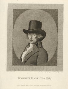 Portret Warrena Hastingsa, Esq., wyd. 1795. autorstwa Unbekannt