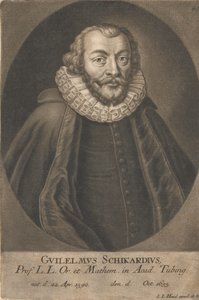 Portret Wilhelma Schickarda 1592-1635. autorstwa Unbekannt