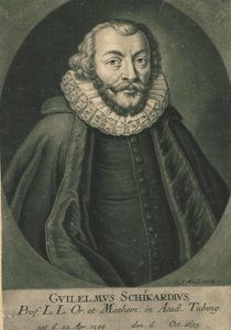 Portret Wilhelma Schickarda 1592-1635. autorstwa Unbekannt