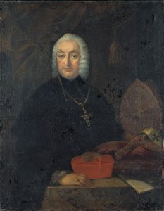 Portret kardynała, XVIII wiek. autorstwa Unbekannt
