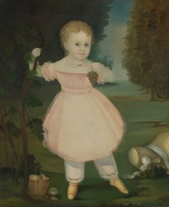 Portret dziewczynki zbierającej winogrona, 1840-50.